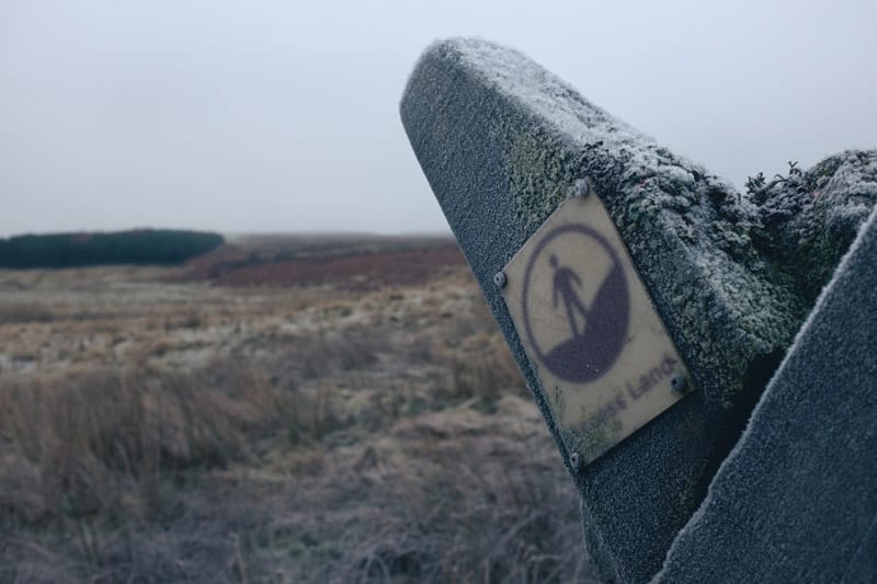 Walking on open access land 800