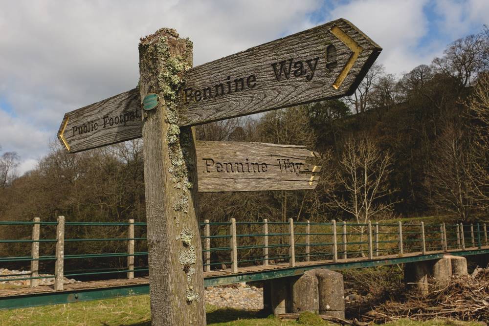 Pennine way signage
