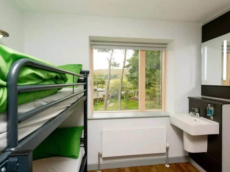 A bunk room at the YHA at The Sill.