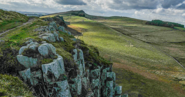 A view from the crags above Crag Lough.